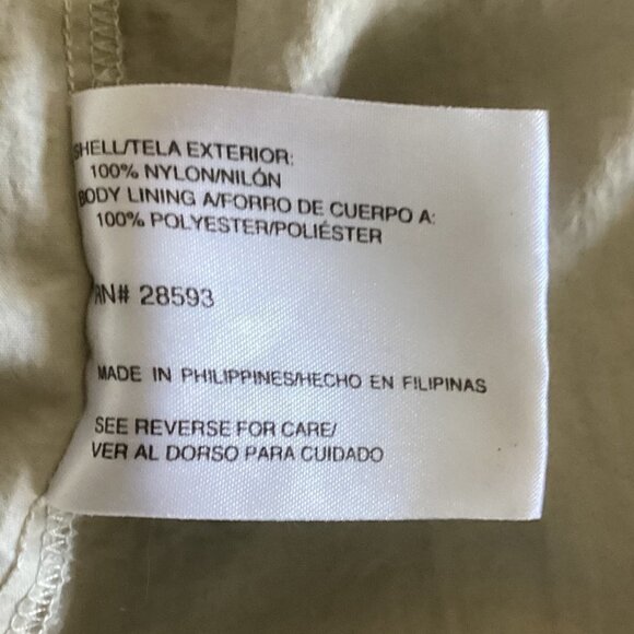 VTG Members Only Windbreaker Jacket M Full Zip Hooded Pockets Drawstring 84B - Picture 10 of 11